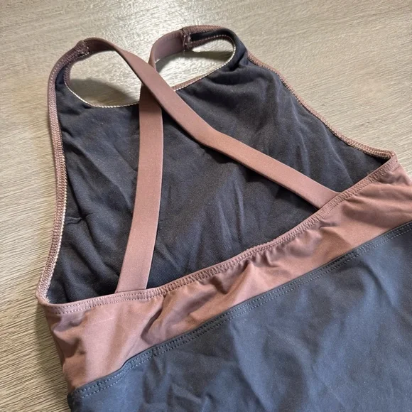 Vintage Brown Black Halter Tank Top S La Blanca - Picture 5 of 9